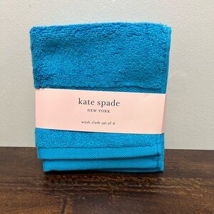 New! Set of Four Kate Spade Washcloths